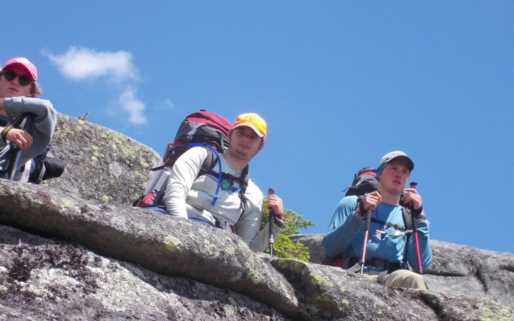 backpacking trip for teens in maine